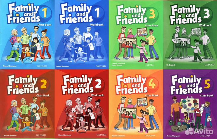 Family and friends:Starter,1,2,3,4,5,6 (1 издание)