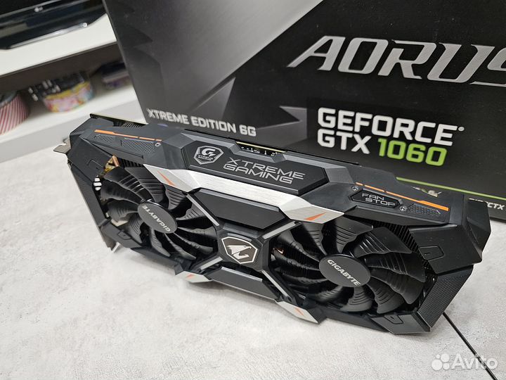 Видеокарта GTX 1060 6gb Aorus Xtreme Edition