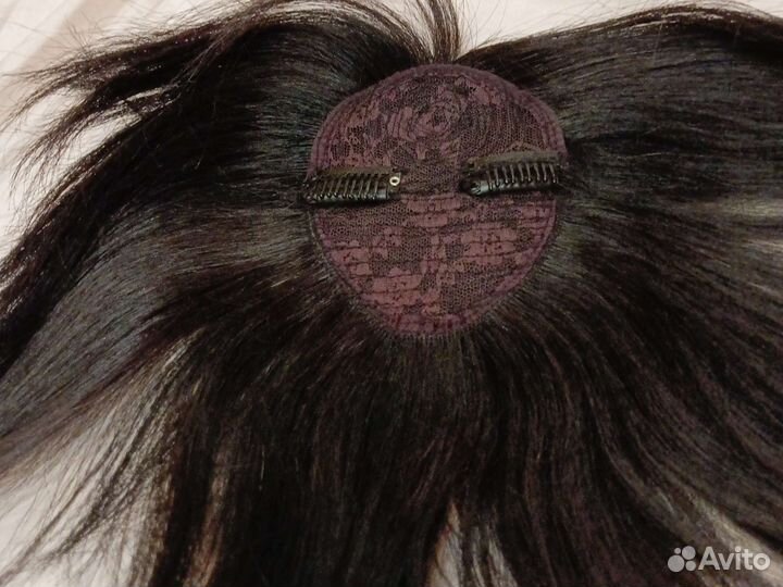 Челка из натуральных волос