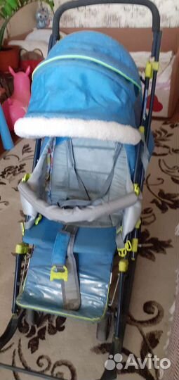 Санки коляска nika 7 2