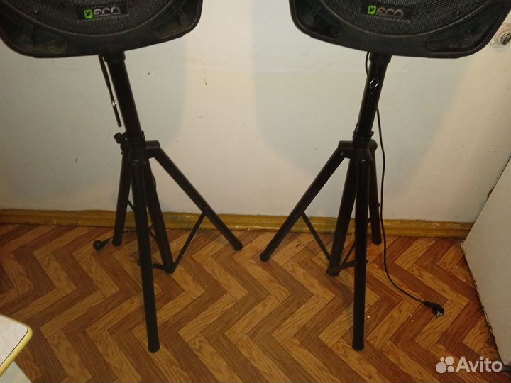 Колонки активные ECO disco BOX 15A MP3, 2 шт