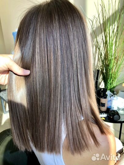 Окрашивание волос + стрижка+укладка