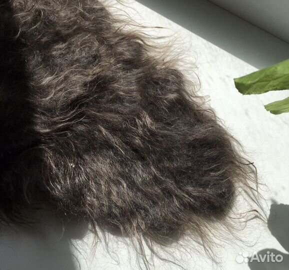 Платок шаль из щипанного пуха козы