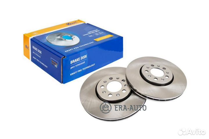 Kraft KT 016055 деталь Диск тормозной передний