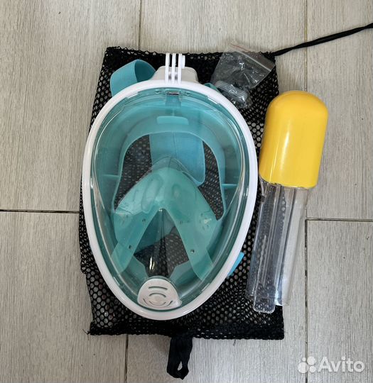Маска для снорклинга с креплением для экшн-камеры