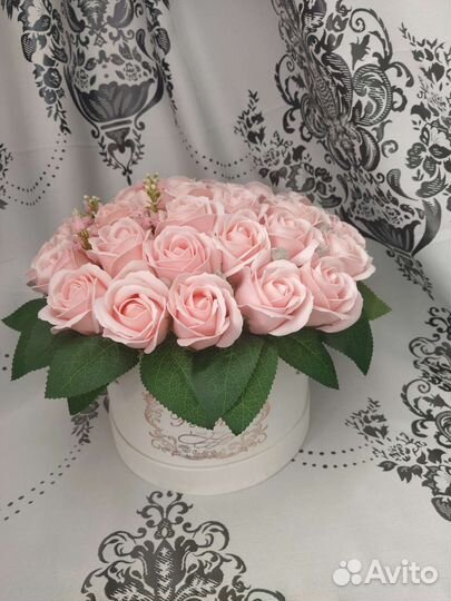 Букет из 35 мыльных роз