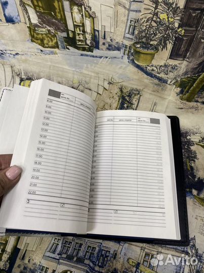 Кожаный ежедневник ручной работы