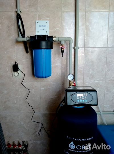 Система очистки воды Обезжелезивание Умягчение