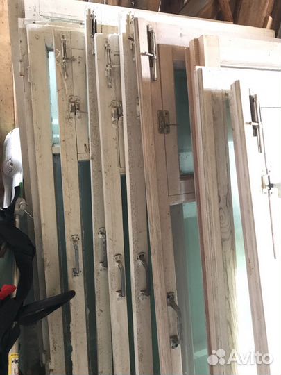 Оконные рамы деревянные бу цена за все рамы