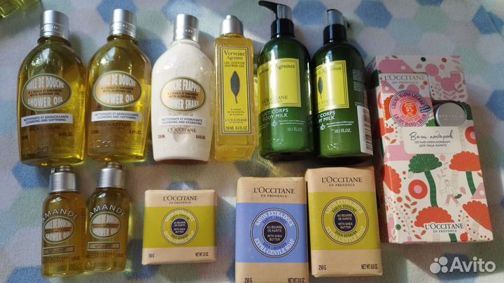 Loccitane масло для душа набор подарочный