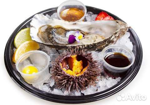 Живые морепродукты