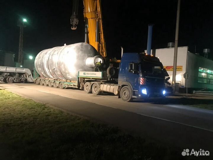 Перевозка негабаритных грузов. Аренда трала