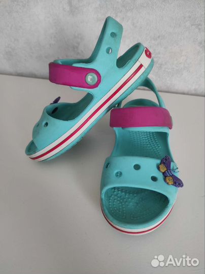 Сандалии для девочки Crocs c 11