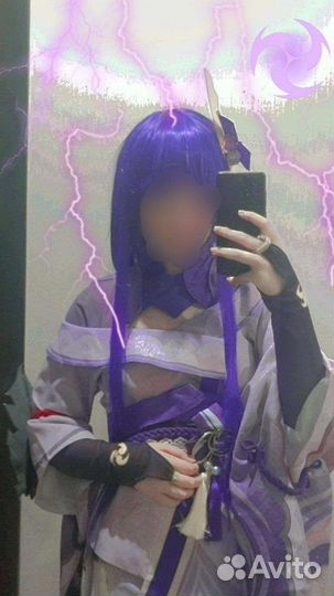 Косплей геншин Райден Сёгун