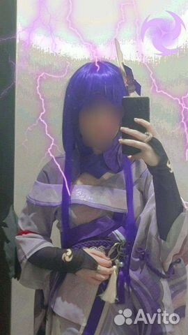 Косплей геншин Райден Сёгун