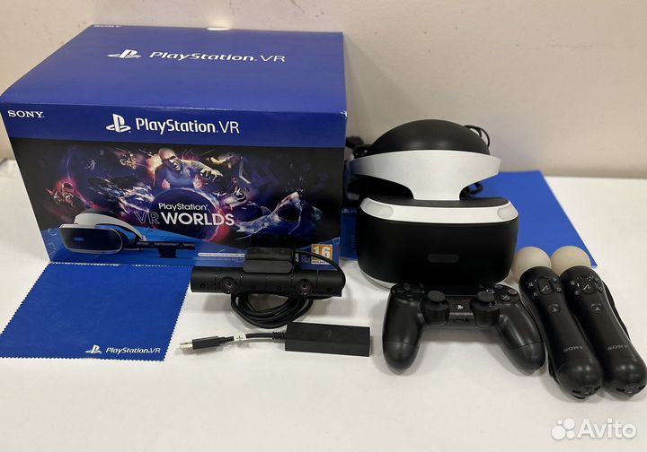 Sony playstation VR очки+2 PS Move+DualShock