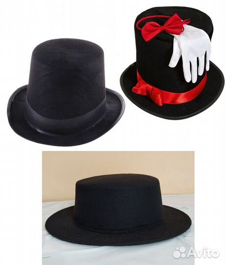 Цилиндр, сомбреро, конфедератка, шляпа пирата