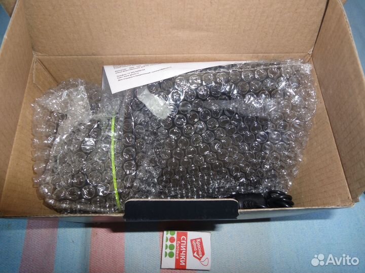 Ручной большой фонарь gauss,черный,новый