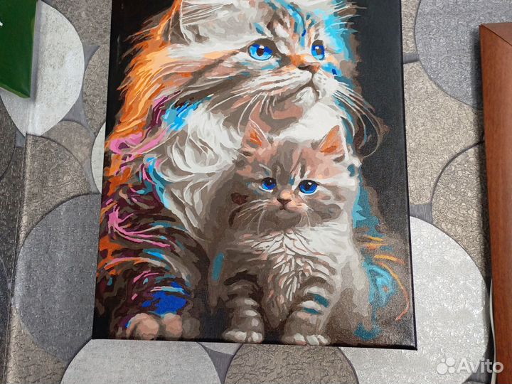 Картины по номерам раскрашенная