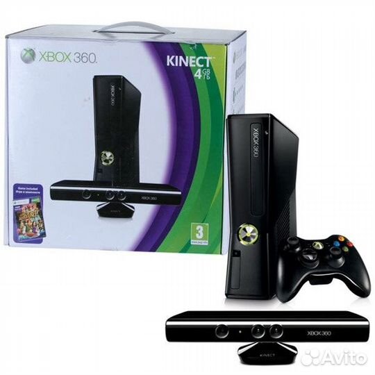 Xbox 360 kinect freeboot 750gb