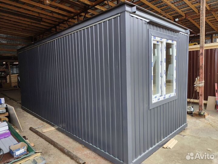 Вагончик 6*2,4м для строителей