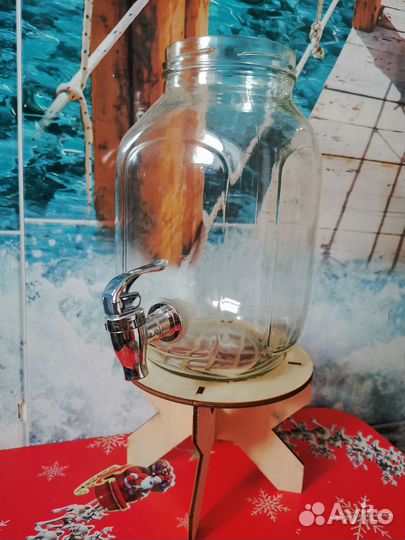 Чайный гриб вместе с заварником