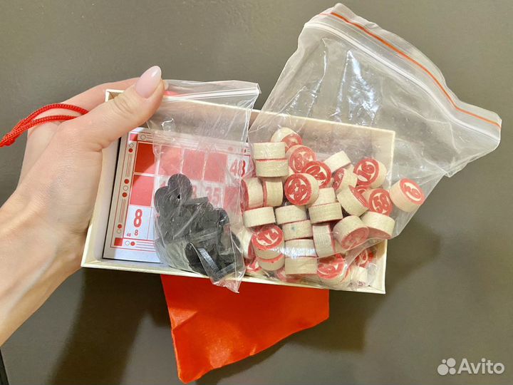 Лото в деревянной шкатулке