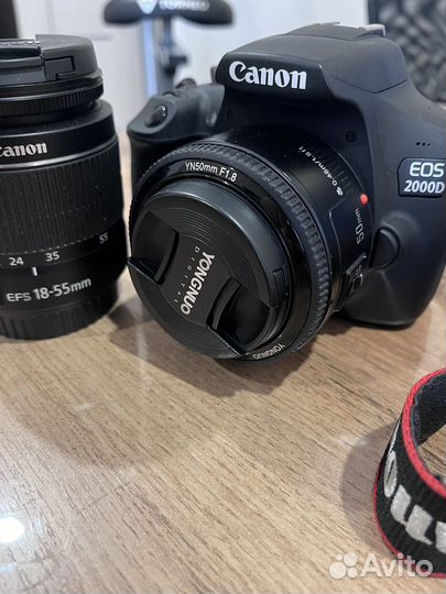 Аренда Зеркальный фотоаппарат canon eos 2000d