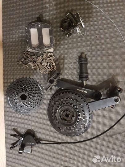 Групсет 3х9 скоростей Shimano alivio