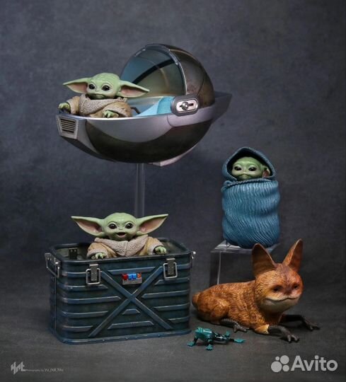 Hot Toys - TMS043 Grogu 1/6 set