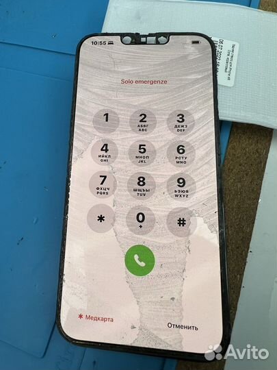 Переклейка стекла дисплея и заднего