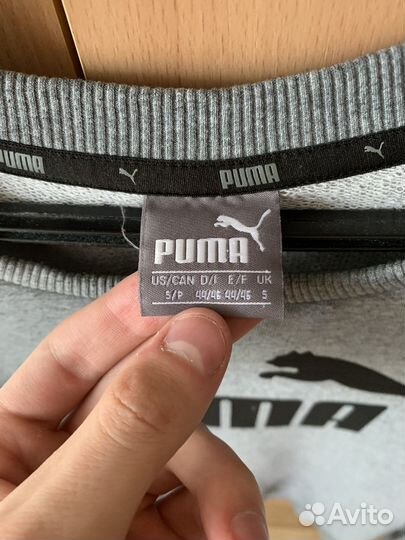 Свитшот Puma (S-M сайз факт) оригинал