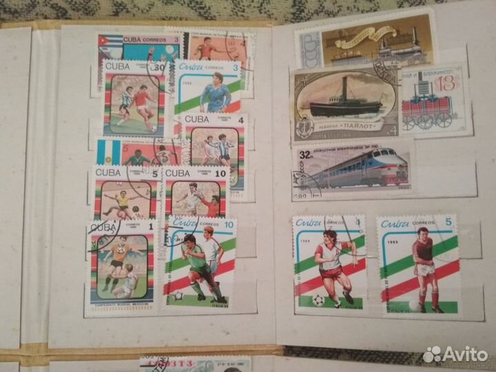 2 кляссера с марками