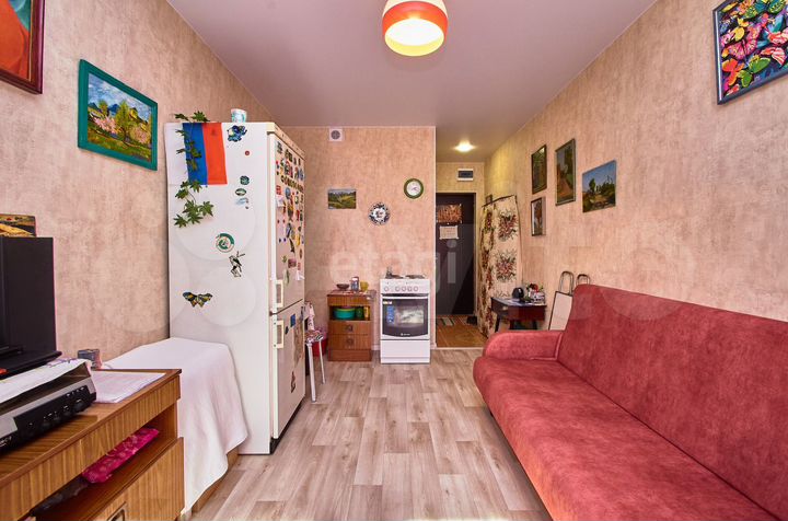 Апартаменты-студия, 17,1 м², 1/2 эт.