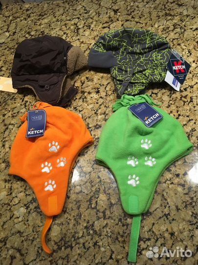 Шапки/шлемы Киват, Рейма, Кетч, краги, перчатки