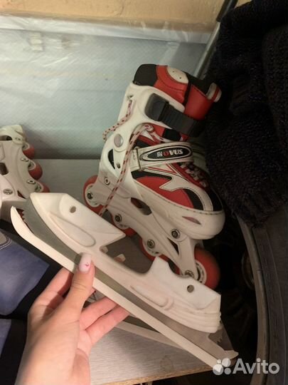 Роликовые коньки детские раздвижные