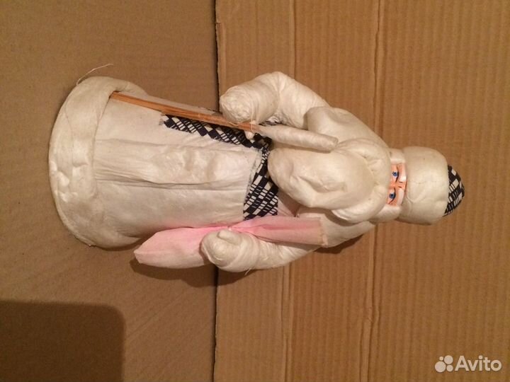 Дед Мороз старинный,папье-маше