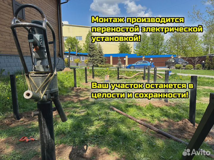 Винтовые сваи гильзованные