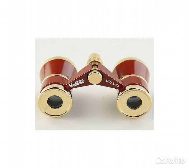 Бинокль Veber бгц 3*25 E08 (красный лорнет)