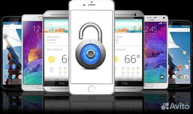 Разблокировка Apple, Android, Xiaomi, Samsung