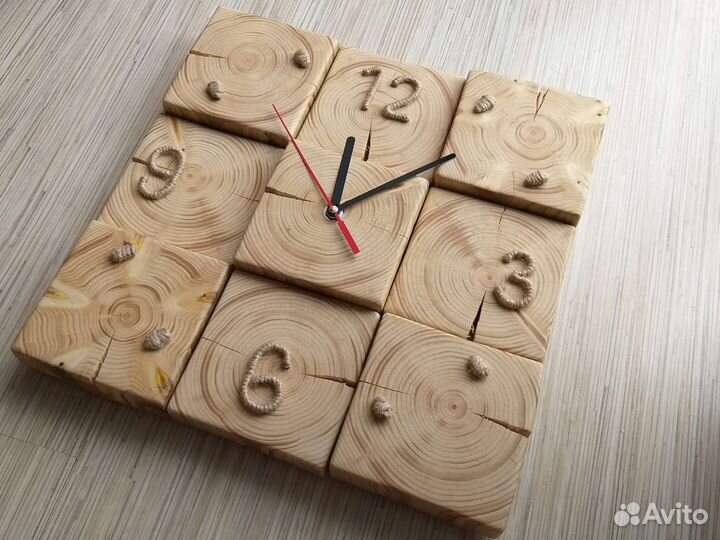 Часы настенные ручной работы