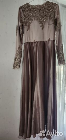 Вечернее платье, платье на никах