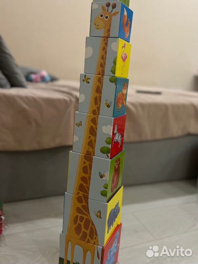 Кубики пирамидка