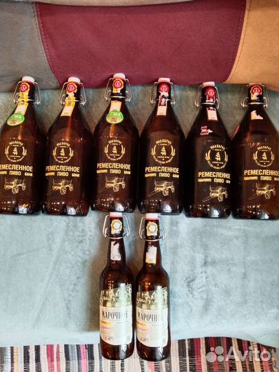 Бутылки 1 л. с бугельной пробкой