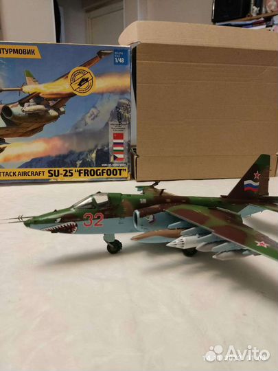 Модель самолета су-25 сборная