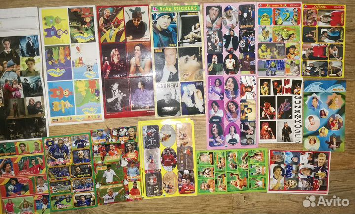 Наклейки по двухтысячным. Читаем описание