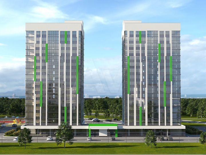 3-к. квартира, 79,3 м², 3/16 эт.