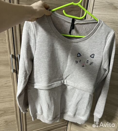 Толстовка для беременных, кормящих р 46