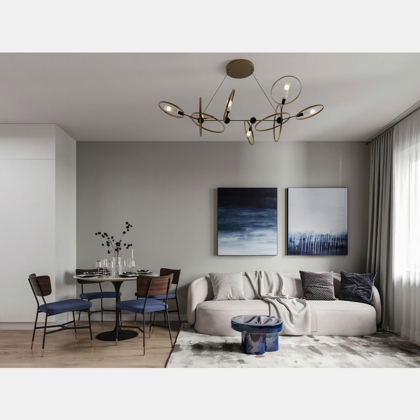 1-к. апартаменты, 36,3 м², 23/23 эт.