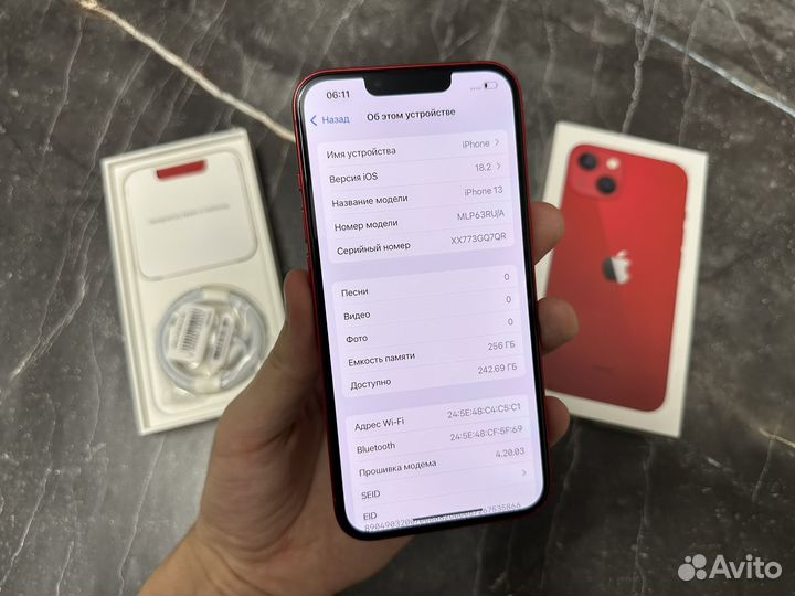 iPhone 13 256gb Акб-93% sim+esim